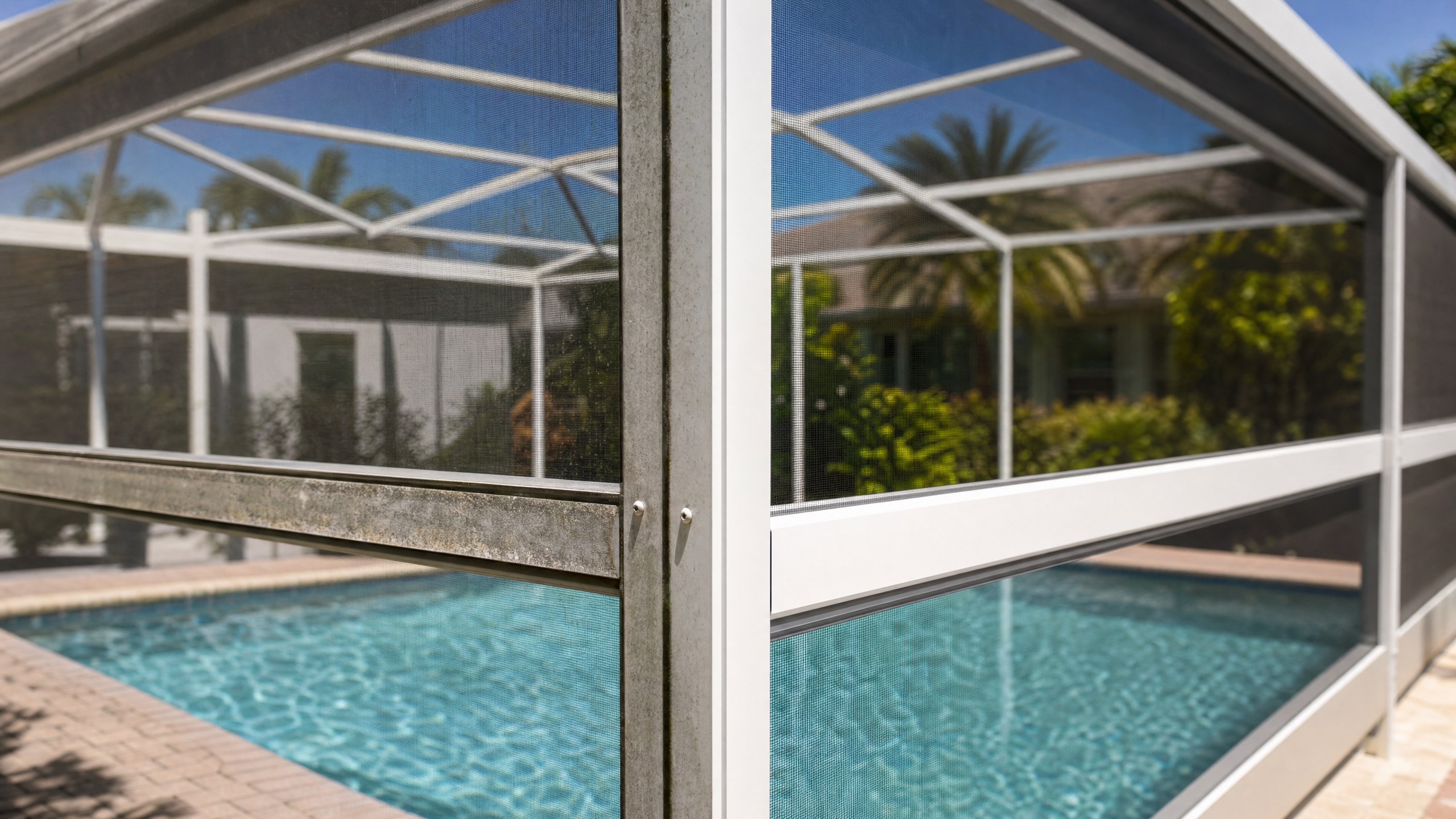 Can My Pool Cage Be Restored or Do I Need a New One? The Florida Homeowner's Guide to Making the Right Decision — Screening DunRite
