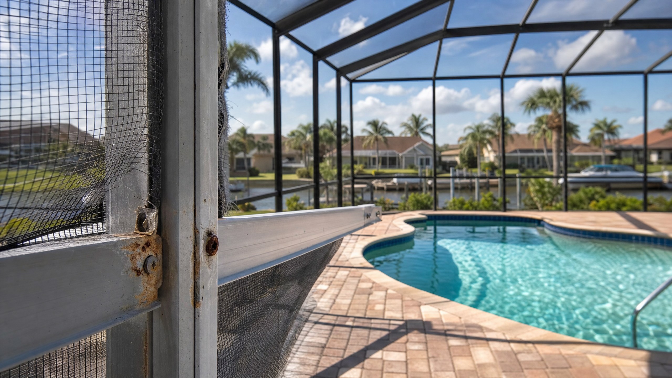 The Hidden Problems We Find During 80% of Pool Cage Inspections (And Why Most Homeowners Never See Them) — Screening DunRite
