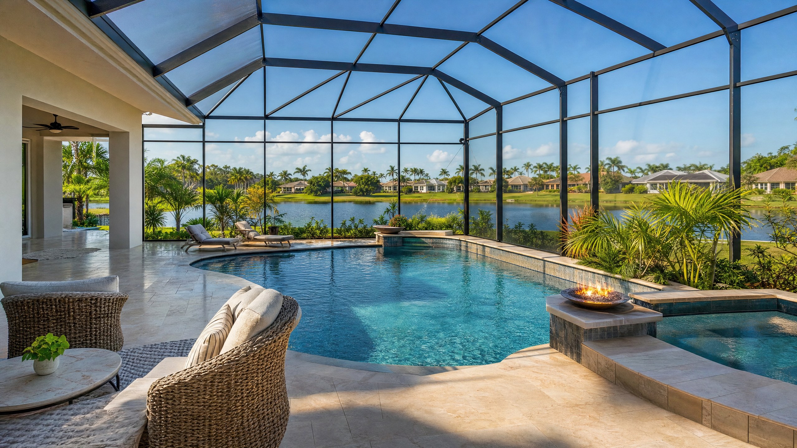 The Million-Dollar View: What Luxury Florida Homeowners Understand About Pool Cages That Most People Don't — Screening DunRite