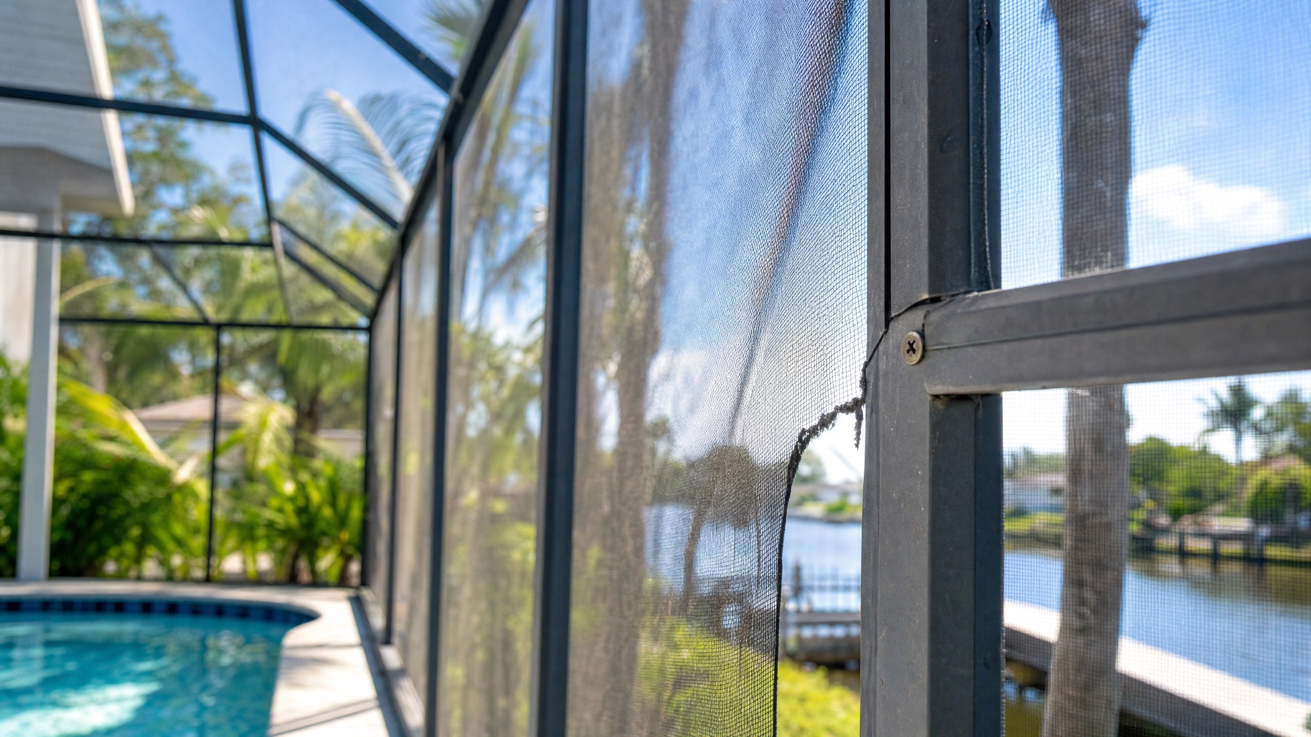 The Truth About Cheap Pool Cage Screen: Why Saving Money Up Front Can Cost You More Later — Screening DunRite