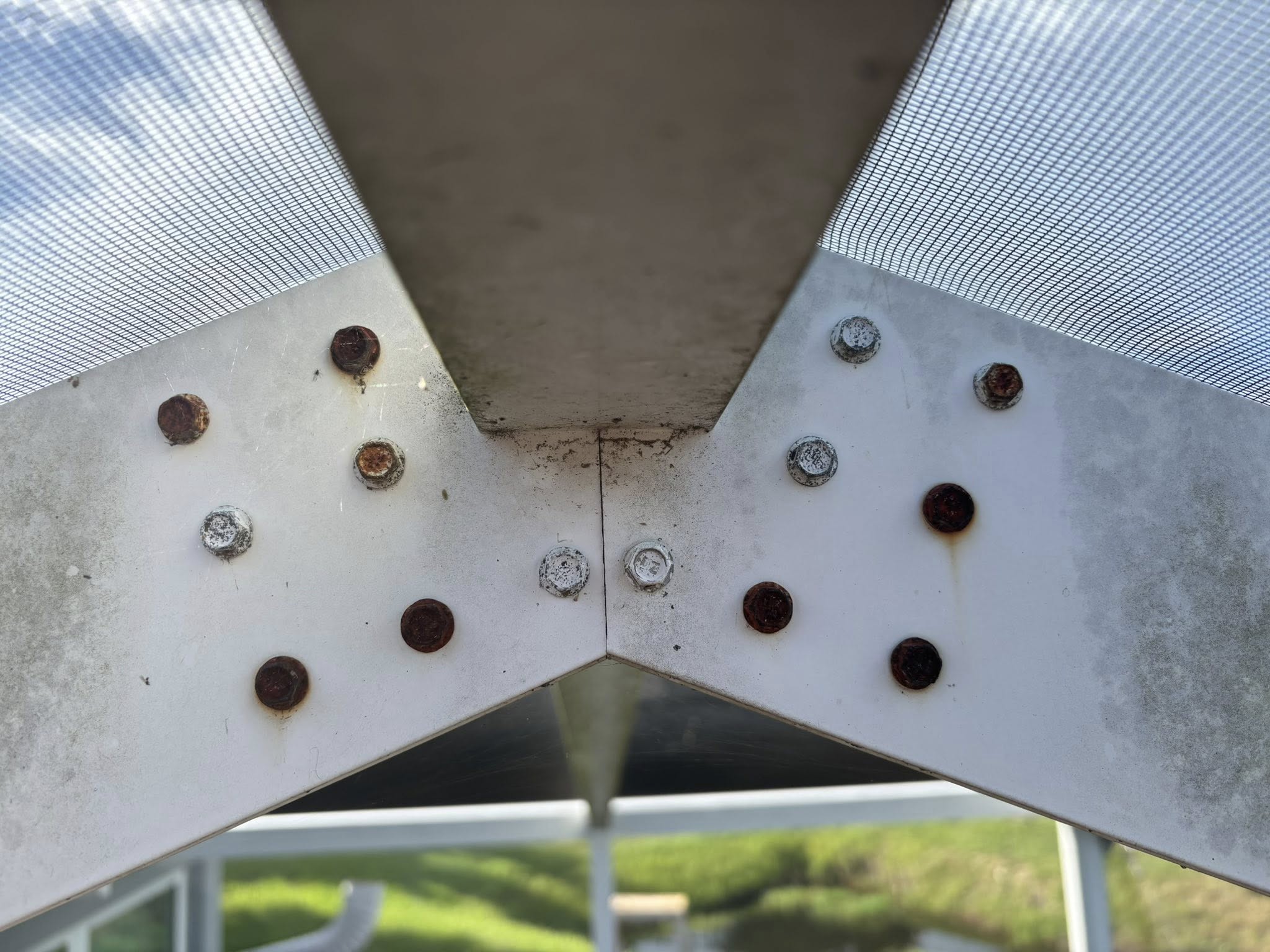 Rusty fastener replacement before