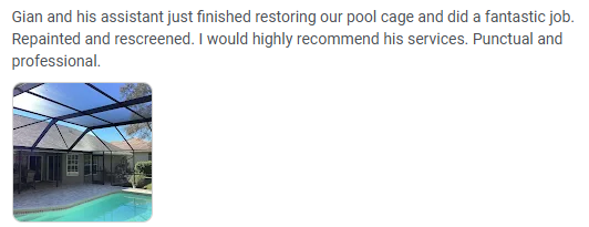 Screening DunRite 5-star Google review 4