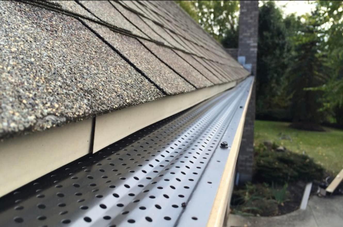 Leaf Guard Installation — Screening DunRite project photo